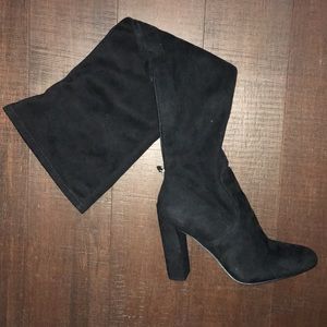 Steve Madden knee high black boots
